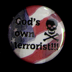 Gods own terrorist - Anstecker / Button