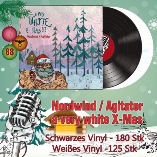 Nordwind / Agitator - ...a very White X-Mas - LP weiß