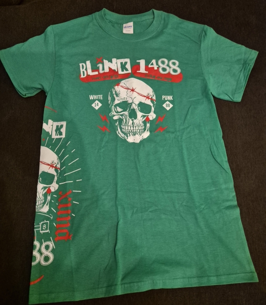 Blink 1488 - White Punk - Shirt hellgrün