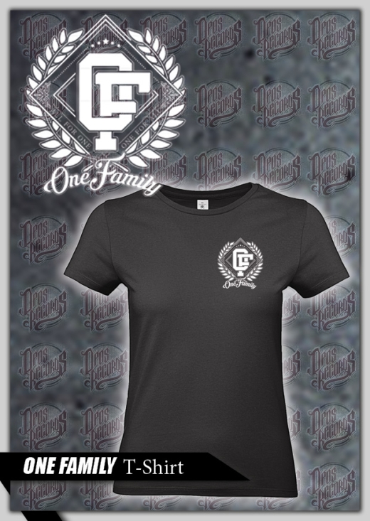 One Family - Ehrenkranz - Girly schwarz