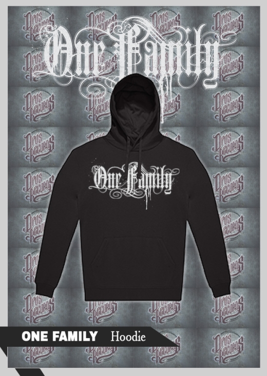 One Family - Frontdruck - Kapuzenpullover