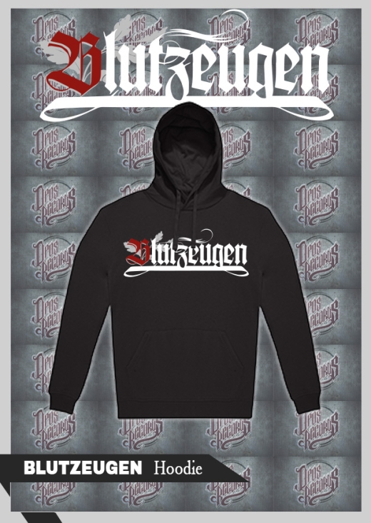 Blutzeugen - Schriftzug - Kapuzenpullover