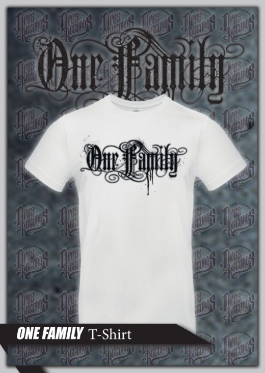 One Family - Frontdruck - Shirt weiß