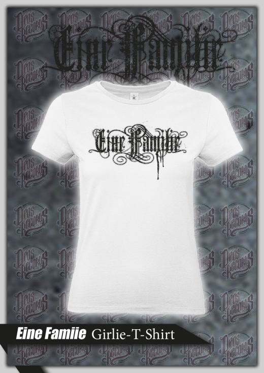 Eine Familie - Frontdruck - Girly weiß