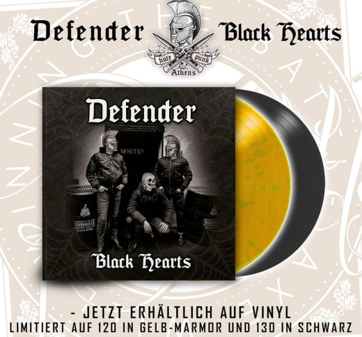 Defender – Black Hearts - LP