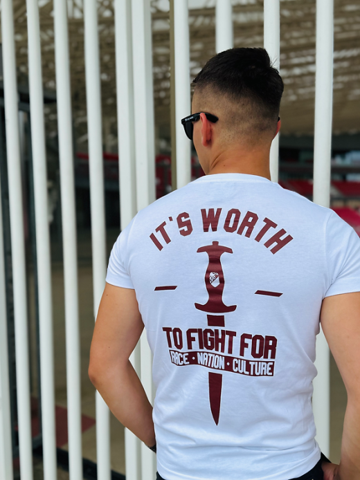 Homeland and Family - Worth to fight - Shirt weiß