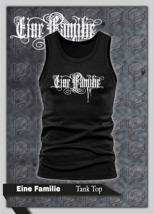 Eine Familie - Frontdruck - Tank Top schwarz