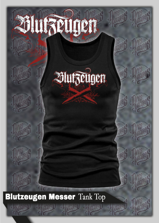 Blutzeugen - Messer - Tank Top schwarz