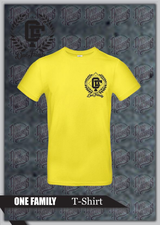 One Family - Ehrenkranz - Shirt gelb