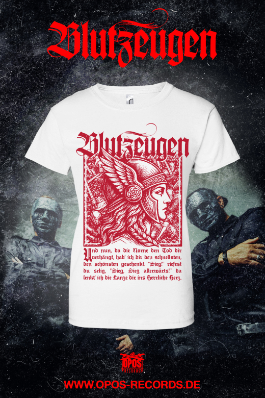 Blutzeugen - Walküre - Damen Hemd - burgund Druck