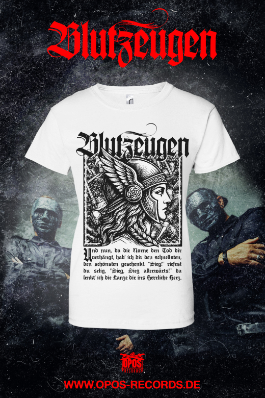 Blutzeugen - Walküre - Damen Hemd - schwarzer Druck