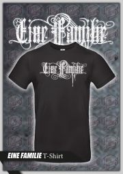 Eine Familie - Frontdruck - Shirt schwarz