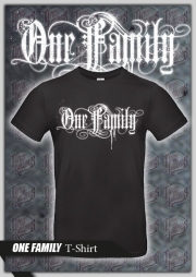 One Family - Frontdruck - Shirt schwarz