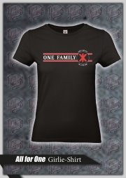 One Family - All for one - Girly schwarz