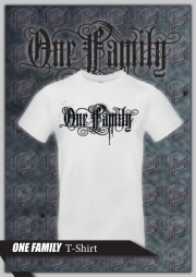 One Family - Frontdruck - Shirt weiß