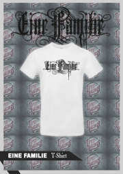 Eine Familie - Frontdruck - Shirt weiß
