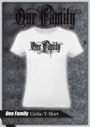 One Family - Frontdruck - Girly weiß