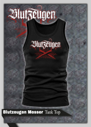 Blutzeugen - Messer - Tank Top schwarz
