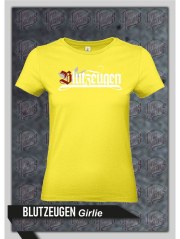 Blutzeugen - Schriftzug - Girly gelb