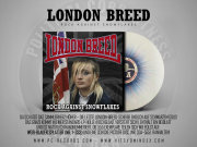 London Breed - Rock against snowflakes - LP weiß-blau splatter